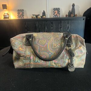 Dooney & Bourke Scribble Duffle in Black